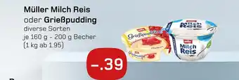 boni Center Müller milch reis oder grießpudding Angebot