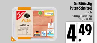 Edeka Gut&günstig puten-schnitzel Angebot