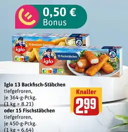 boni Center Iglo 13 backfisch-stäbchen Angebot