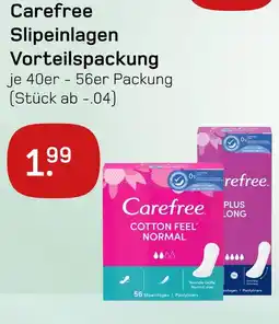 boni Center Carefree slipeinlagen vorteilspackung Angebot