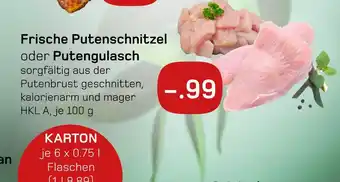 akzenta Frische putenschnitzel oder putengulasch Angebot