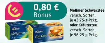 boni Center Meßmer schwarztee oder kräutertee Angebot