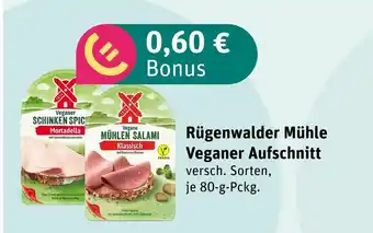 boni Center Rügenwalder mühle veganer aufschnitt Angebot