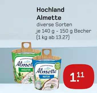 akzenta Hochland almette Angebot