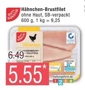 Marktkauf Gut&günstig hähnchen-brustfilet Angebot