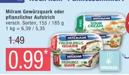 Marktkauf Milram gewürzquark oder pflanzlicher aufstrich Angebot