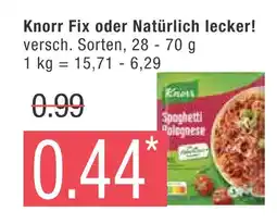 Marktkauf Knorr fix oder natürlich lecker! Angebot