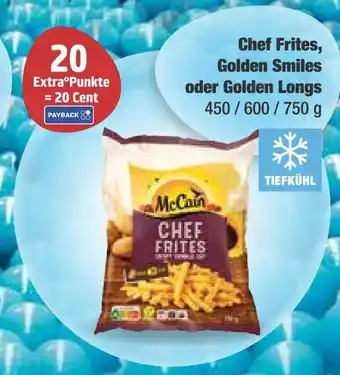 Marktkauf Mccain chef frites, golden smiles oder golden longs Angebot