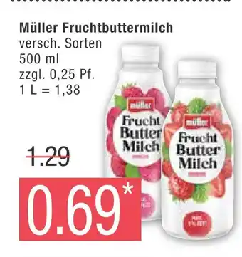 Marktkauf Müller fruchtbuttermilch Angebot