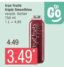 Marktkauf True fruits triple smoothies Angebot