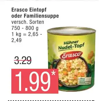 Marktkauf Erasco eintopf oder familiensuppe Angebot