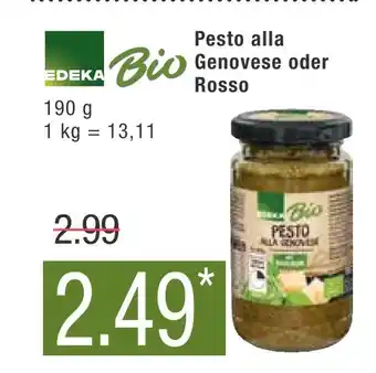 Marktkauf Edeka bio pesto alla genovese oder rosso Angebot