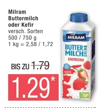 Marktkauf Milram buttermilch oder kefir Angebot