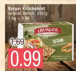 Marktkauf Burger knäckebrot Angebot