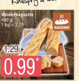 Marktkauf Backshop weizenbaguette Angebot