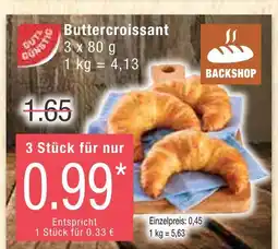 Marktkauf Backshop buttercroissant Angebot