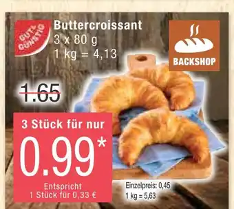 Marktkauf Backshop buttercroissant Angebot