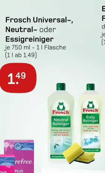 akzenta Frosch universal-, neutral- oder essigreiniger Angebot