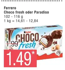 Marktkauf Ferrero choco fresh oder paradiso Angebot