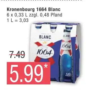 Marktkauf Kronenbourg 1664 blanc Angebot