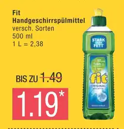 Marktkauf Fit handgeschirrspülmittel Angebot