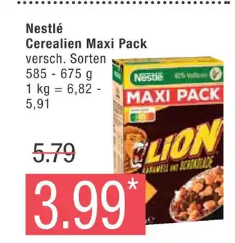 Marktkauf Nestlé cerealien maxi pack Angebot