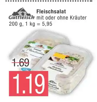 Marktkauf Gutfleisch fleischsalat Angebot