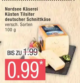 Marktkauf Nordsee käserei küsten tilsiter deutscher schnittkäse Angebot