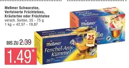 Marktkauf Meßmer schwarztee, verfeinerte früchtetees, kräutertee oder früchtetee Angebot