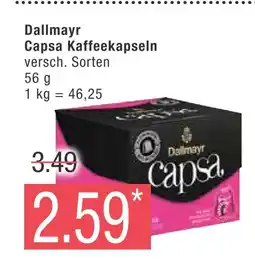 Marktkauf Dallmayr capsa kaffeekapseln Angebot