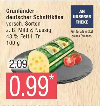 Marktkauf Grünländer deutscher schnittkäse Angebot