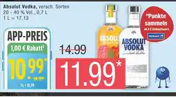 Marktkauf Absolut vodka Angebot