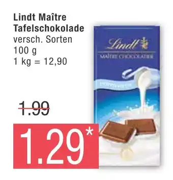 Marktkauf Lindt maître tafelschokolade Angebot