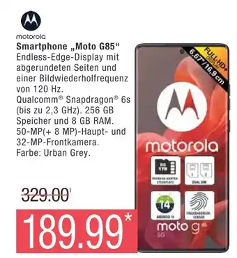 Marktkauf Motorola smartphone „moto g85“ Angebot