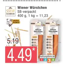 Marktkauf Stroh schwein wiener würstchen Angebot