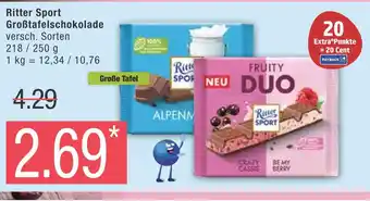 Marktkauf Ritter sport großtafel schokolade Angebot