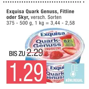 Marktkauf Exquisa quark genuss, fitline oder skyr Angebot