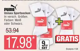 Marktkauf Puma unisex sportsocken Angebot