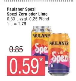 Marktkauf Paulaner spezi zero oder limo Angebot