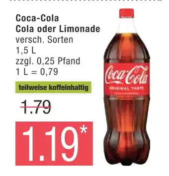 Marktkauf Coca-cola cola oder limonade Angebot