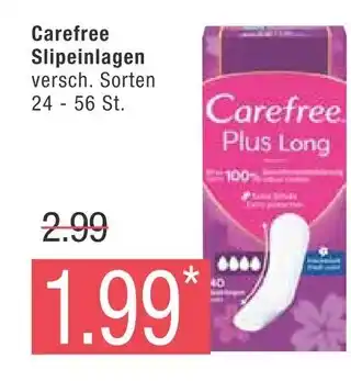 Marktkauf Carefree slipeinlagen Angebot