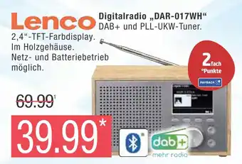 Marktkauf Lenco digitalradio dar-017wh Angebot