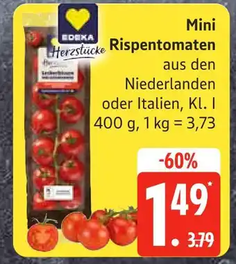 Edeka Edeka mini rispentomaten Angebot