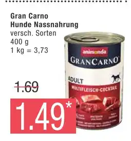 Marktkauf Animonda gran carno hunde nassnahrung Angebot