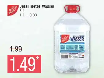 Marktkauf Gut&günstig destilliertes wasser Angebot