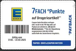 Edeka Edeka 7fach °punkte auf drogerieartikel! Angebot