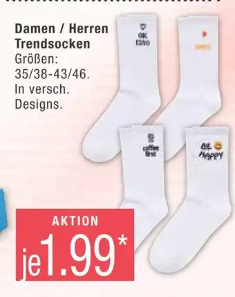 Marktkauf Damen / herren trendsocken Angebot