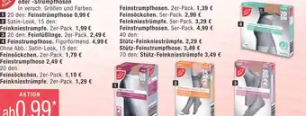 Marktkauf Feinstrumpfhose oder -strumpfhosen Angebot