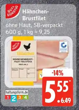 Edeka Gutes gewissen hähnchen-brustfilet Angebot