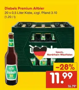 Netto Marken-Discount Diebels premium altbier Angebot